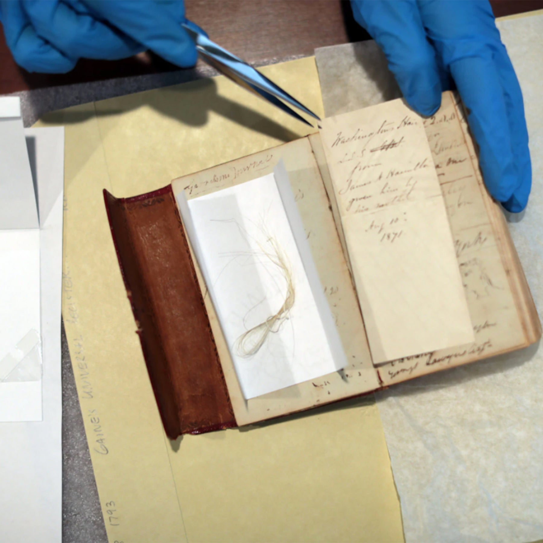 John Reznikoff on Lock of George Washington’s Hair Recently Discovered in the Special Collections of Union College